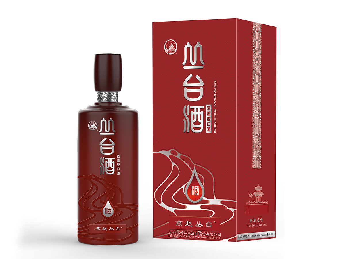 38度叢台酒（燕趙叢台）銀頂